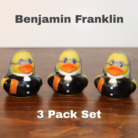 Benjamin Franklin Duck (Set of 3)