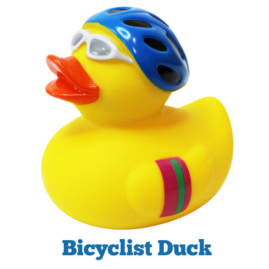 Bicyclist Rubber Duck