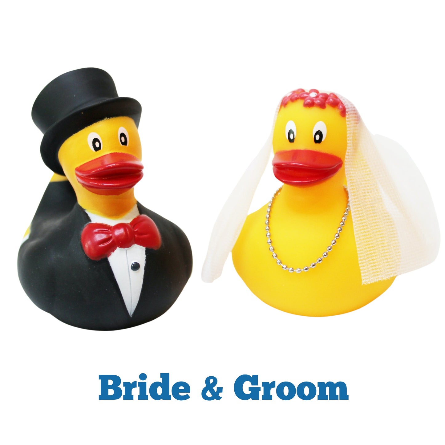 Bride & Groom Rubber Duck Set