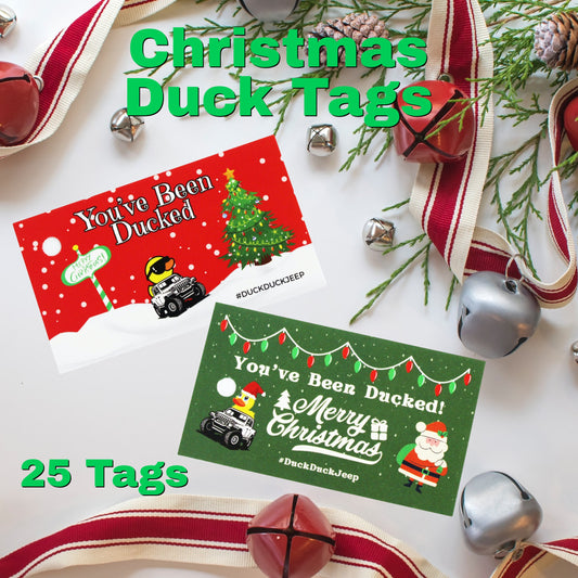 25 Christmas-Themed Tags for Duck Duck Jeep