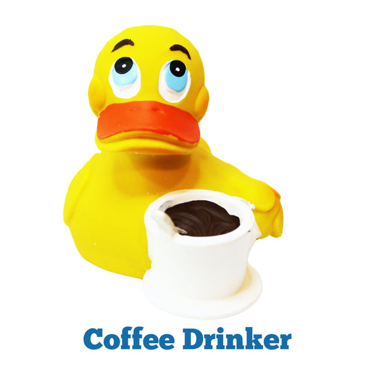 Coffee Drinker Rubber Duck