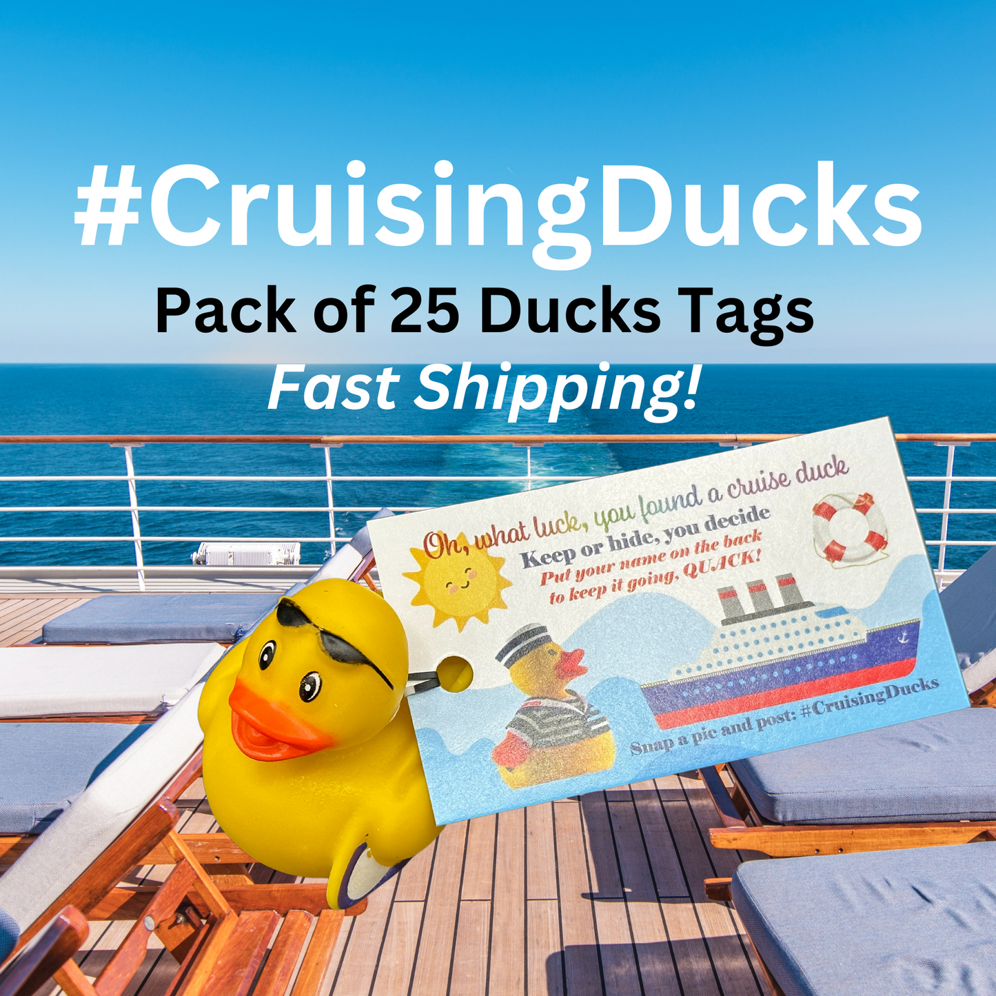 Cruise Duck Tags (25 Tags)