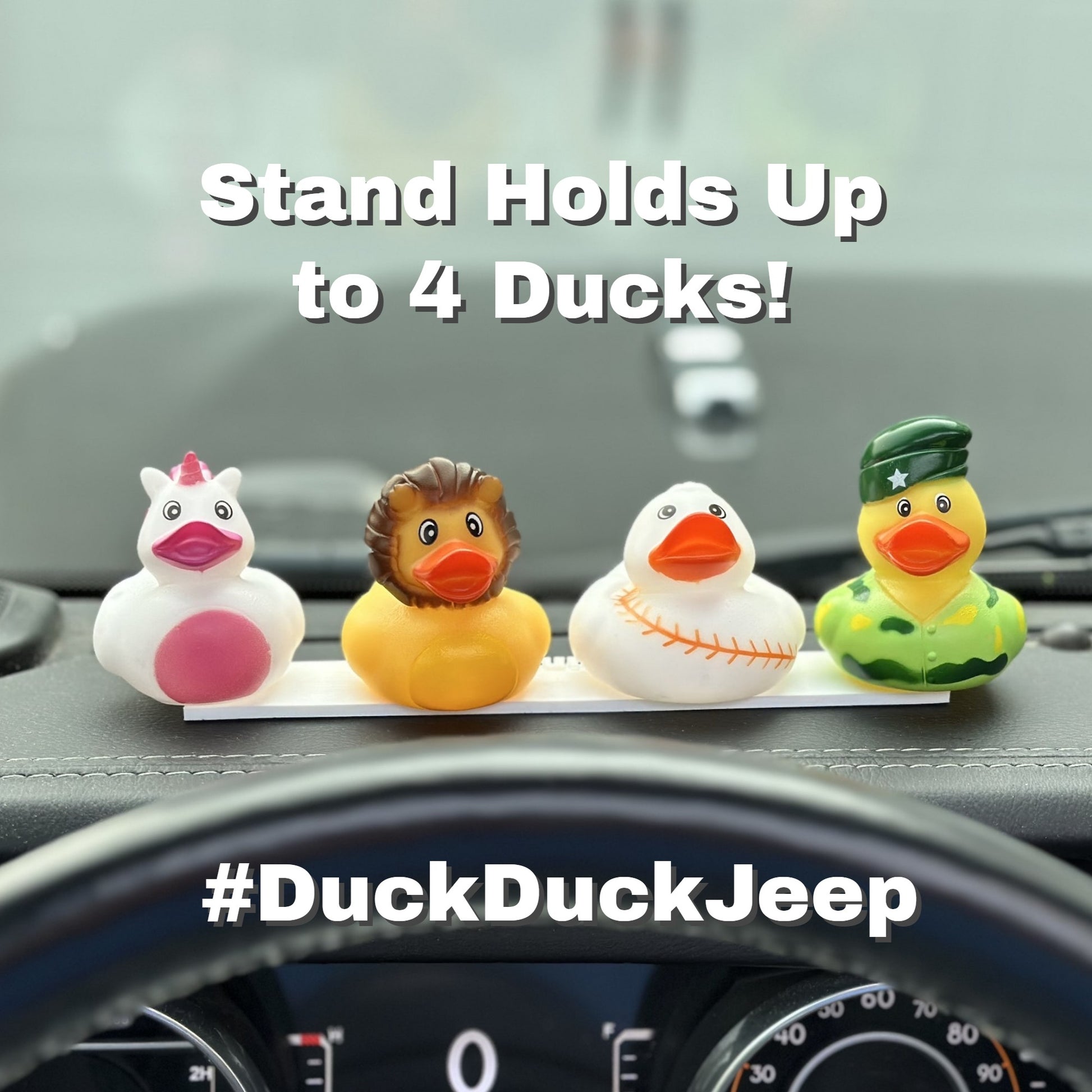 Why do Jeeps have little rubber ducks on the dashboard? 