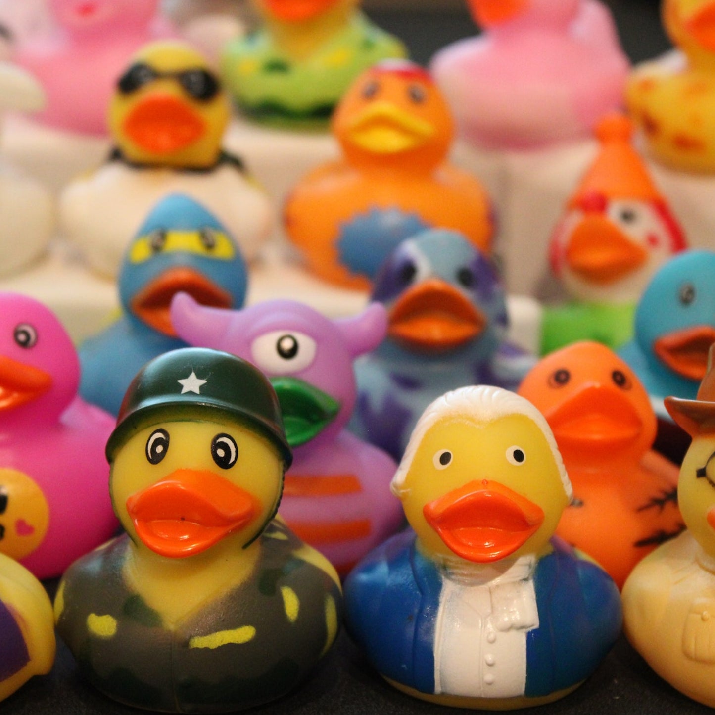 100 Assorted Ducks (2" Size)