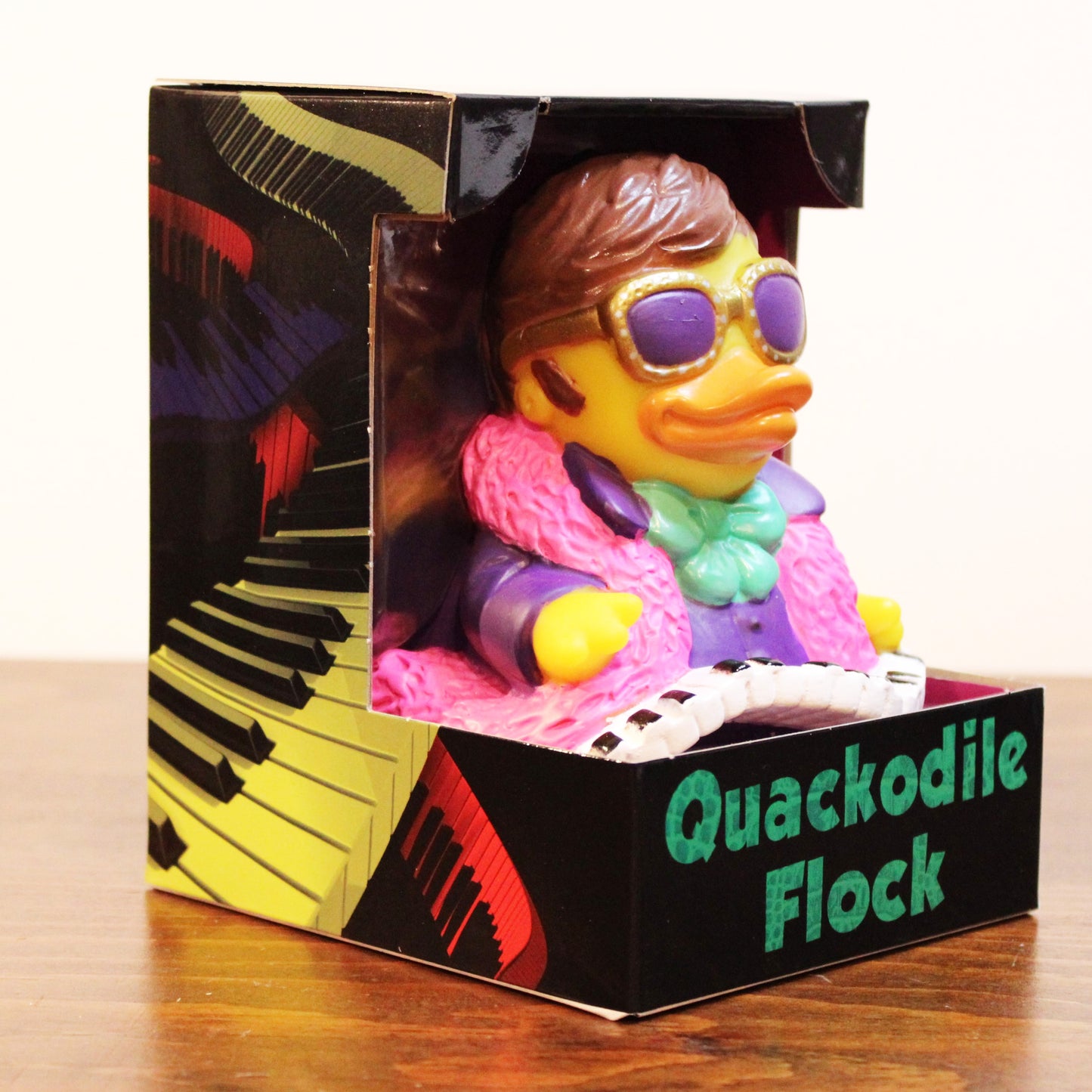 Elton John "Quakodile Flock" Rubber Duck - Limited Edition by CelebriDucks