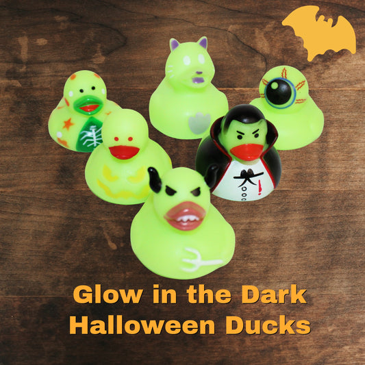 Glow-in-the-Dark Halloween Duck Set