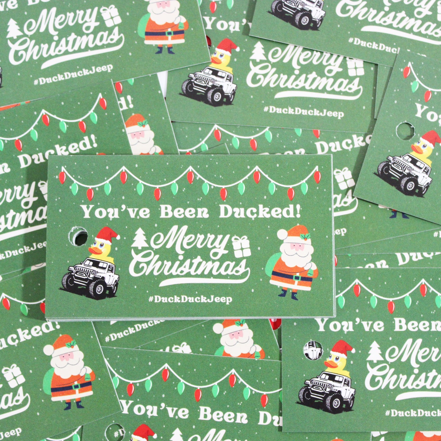 100 Christmas-Themed Tags for Duck Duck Jeep