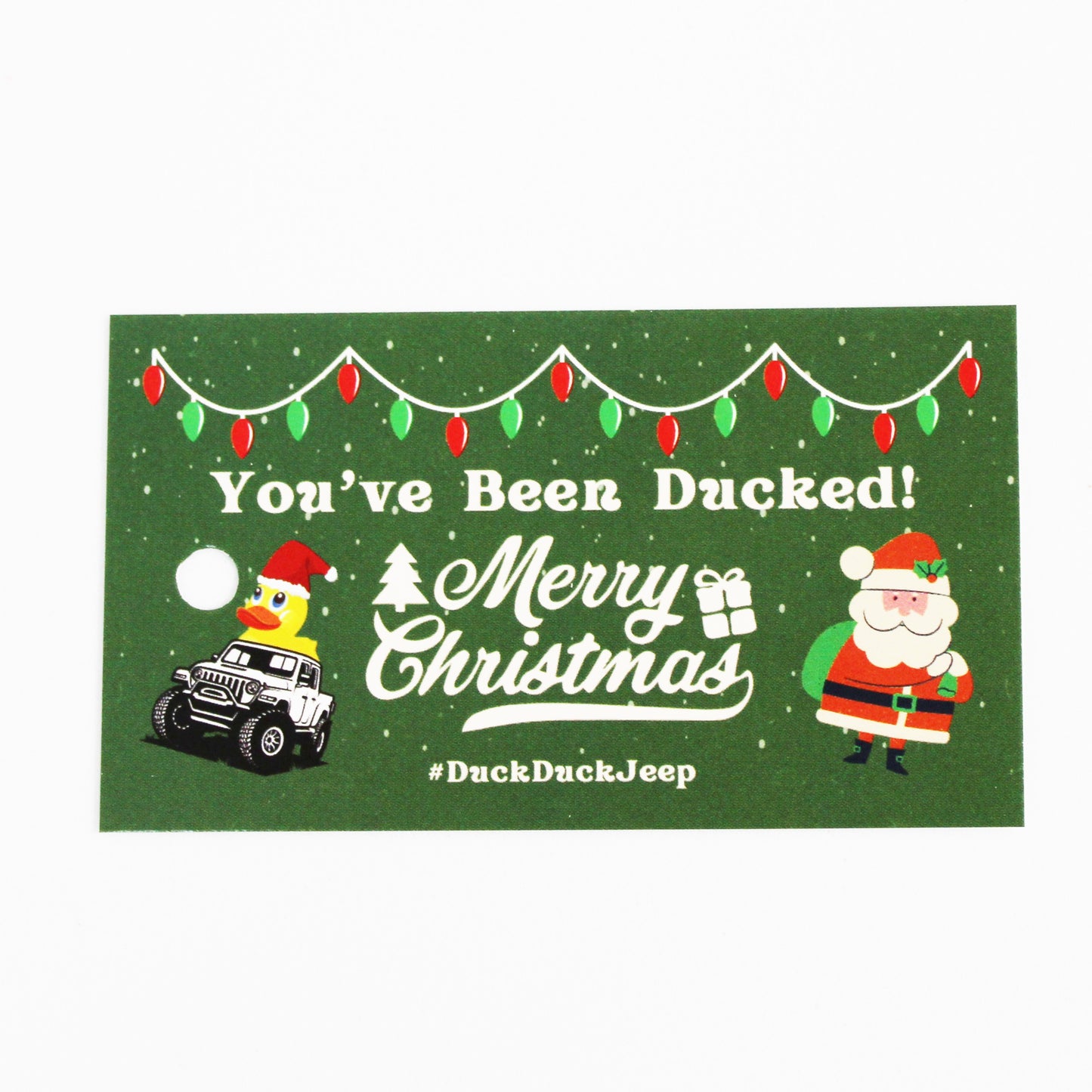 Christmas Duck & Tag Set for Duck Duck Jeep