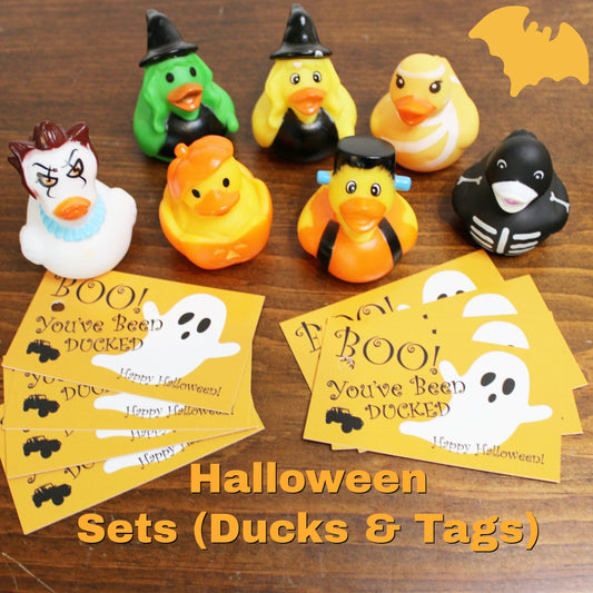 Halloween Duck & Tag Set (24 Ducks)