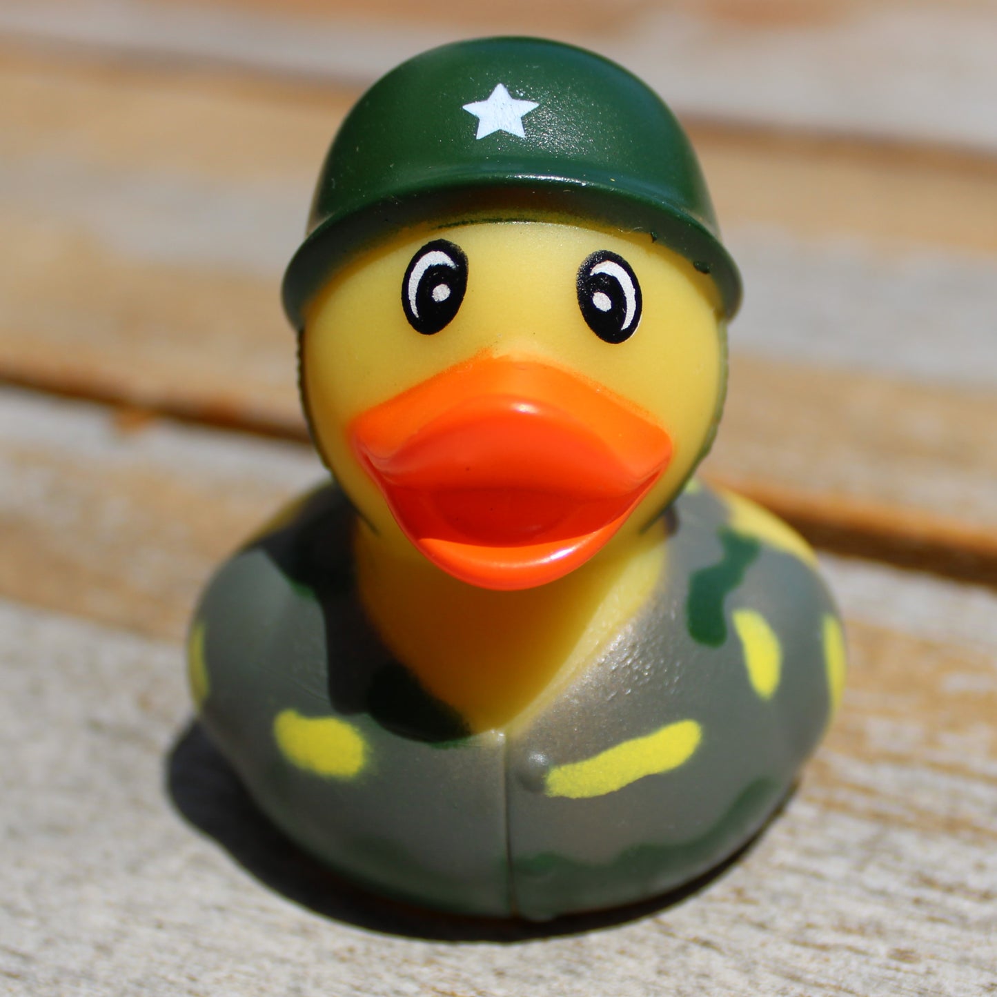 One-Star General Rubber Ducks with Helmets Trio