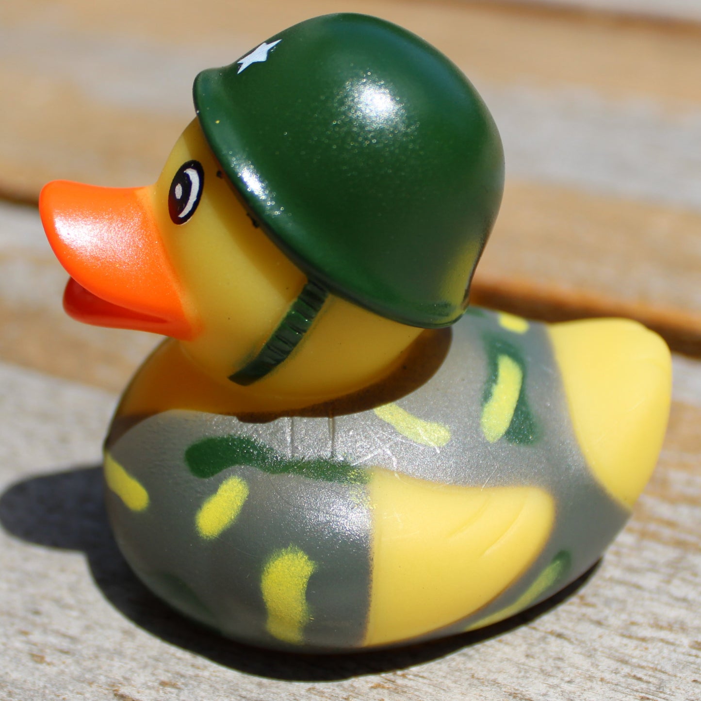 One-Star General Rubber Ducks with Helmets Trio