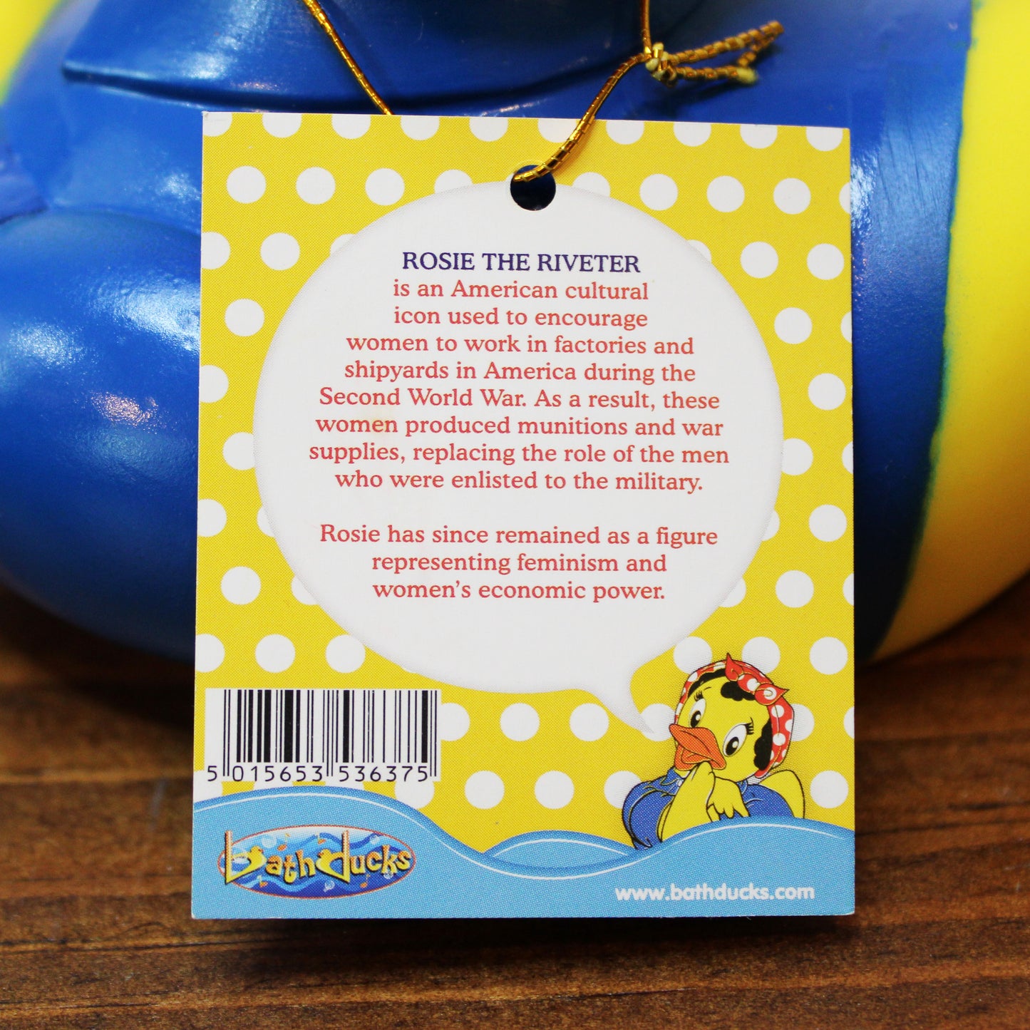 Rosie the Riveter Rubber Duck