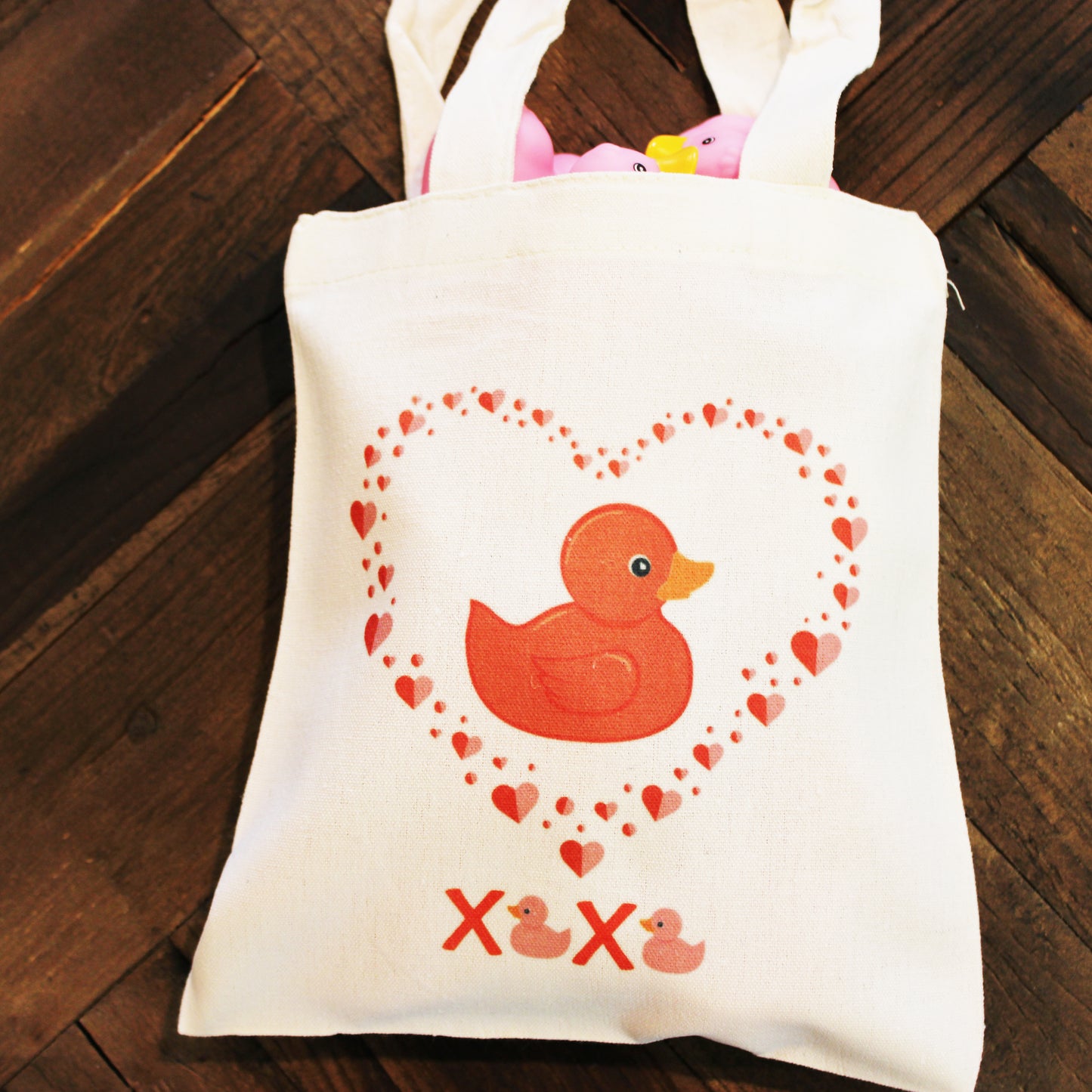 Valentine's Day Ducks & Tote Bag (Small)