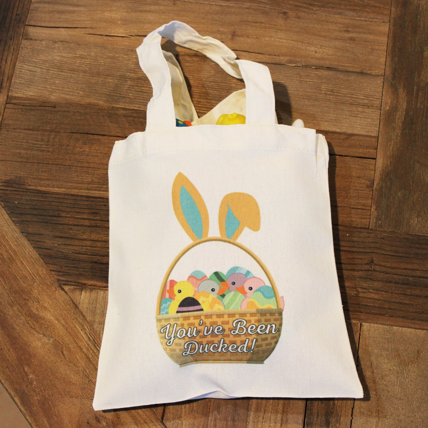 Mini Tote of 9 Easter Ducks