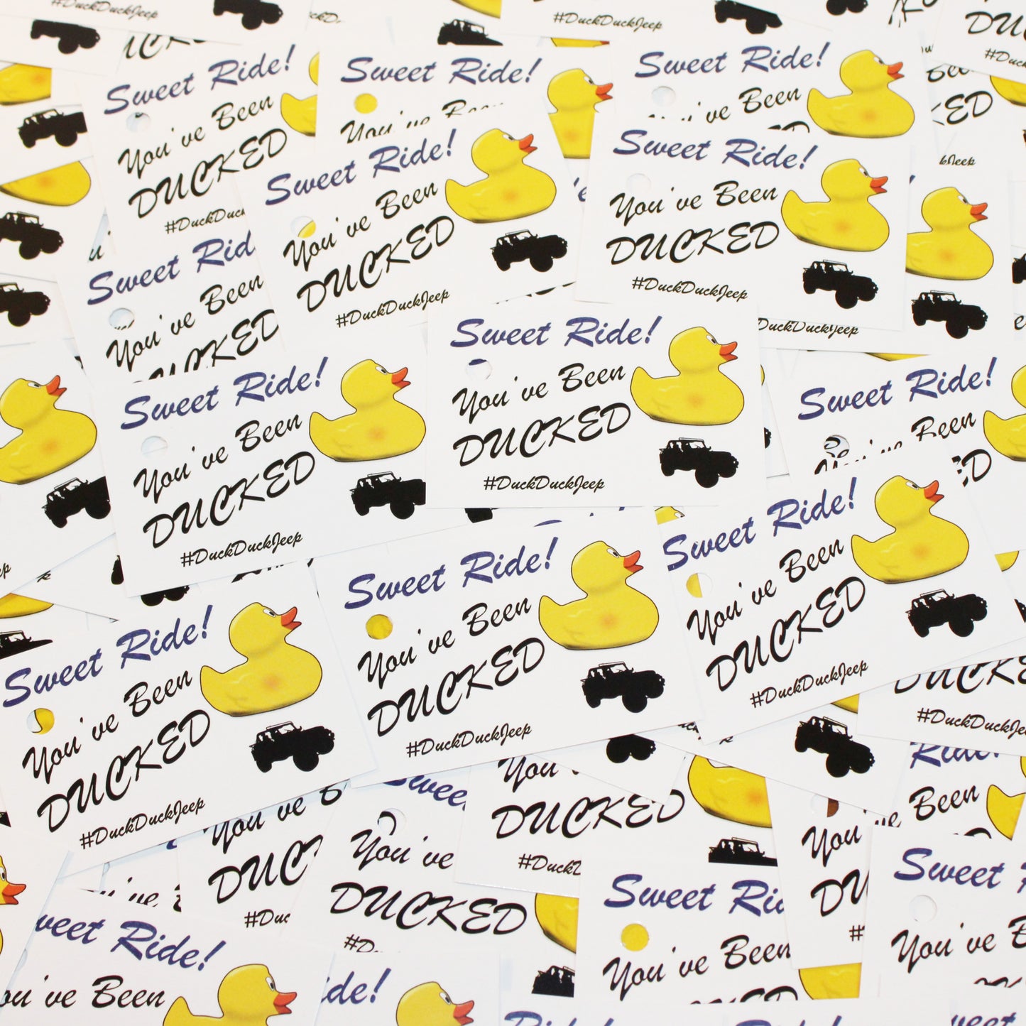 Classic Rectangle Tags (100 Pack) for #DuckDuckJeep