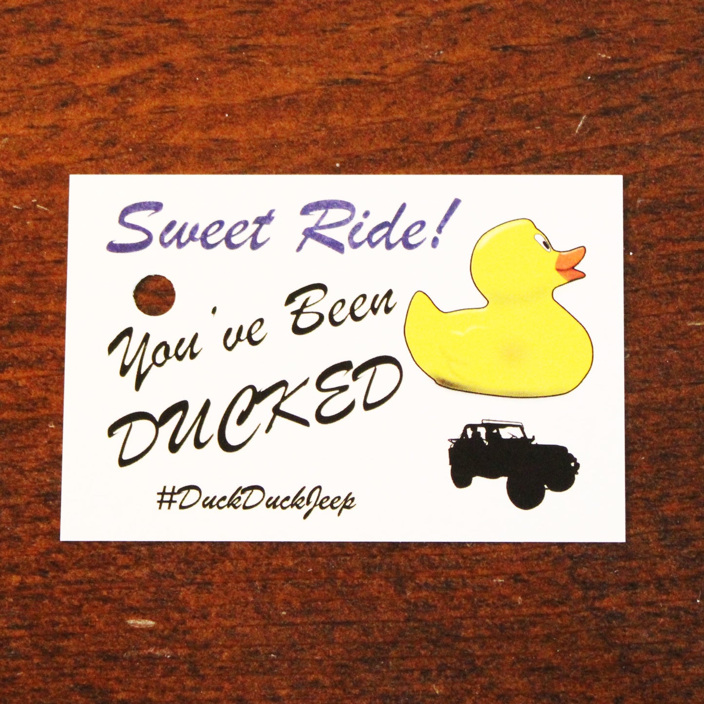 Classic Rectangle Tags (100 Pack) for #DuckDuckJeep