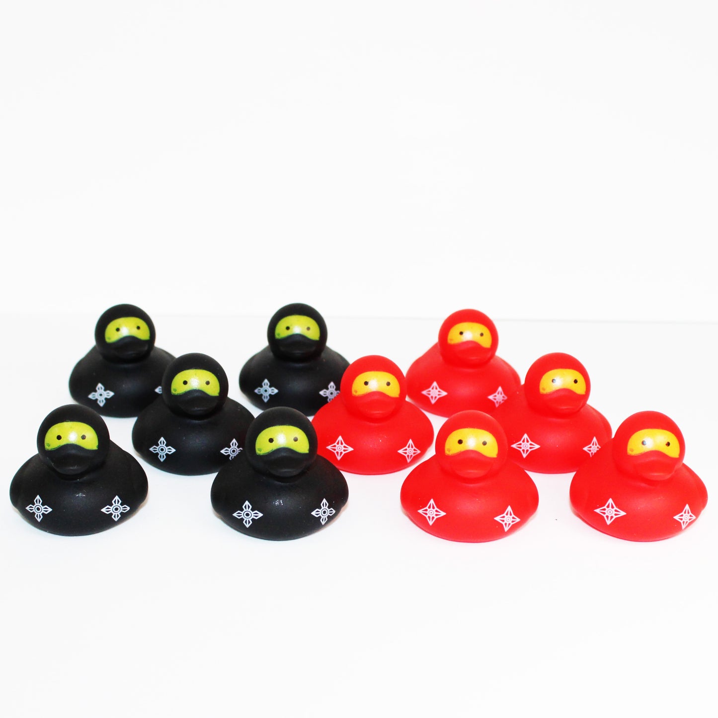 Ninja Rubber Duck Set of 10