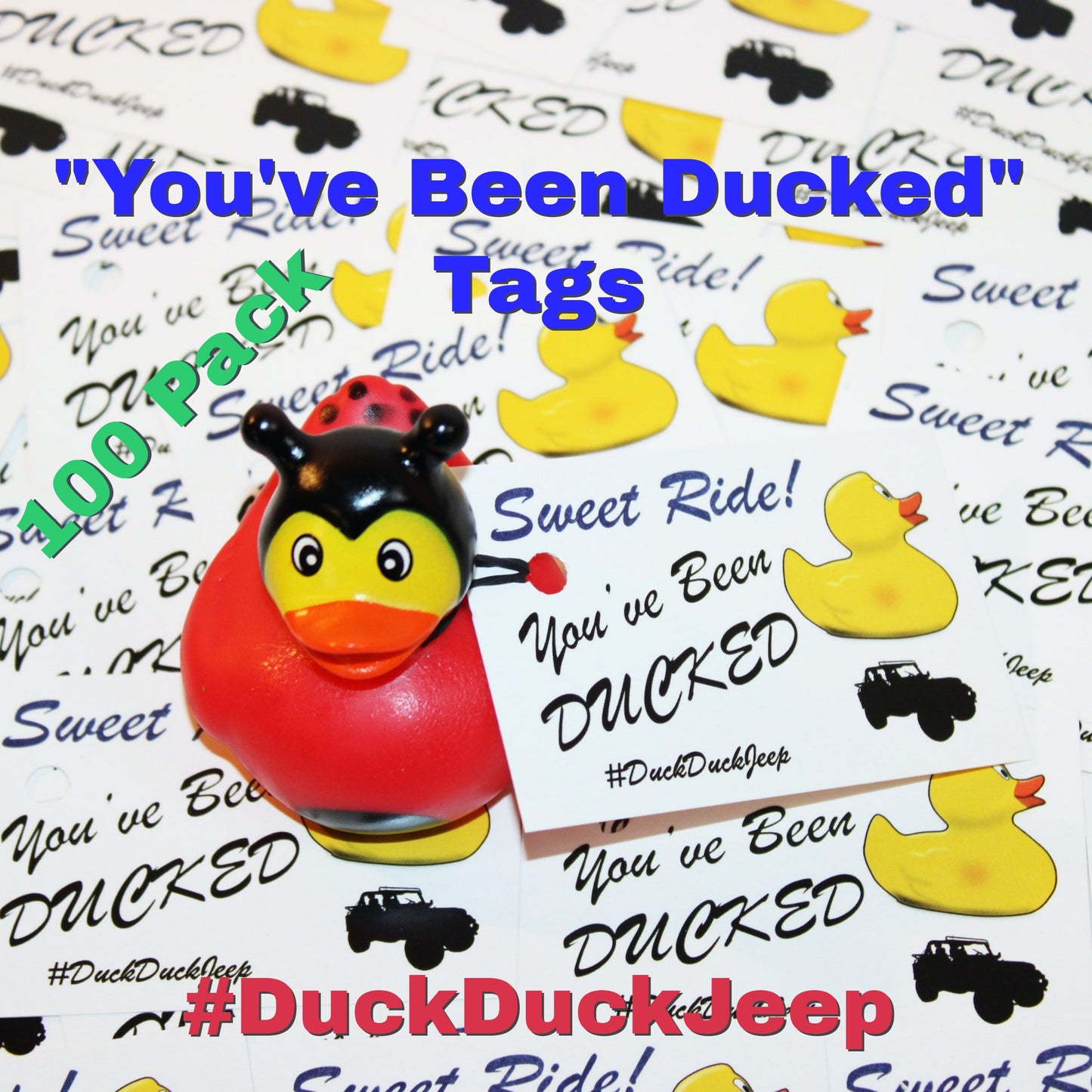 Classic Rectangle Tags (100 Pack) for #DuckDuckJeep