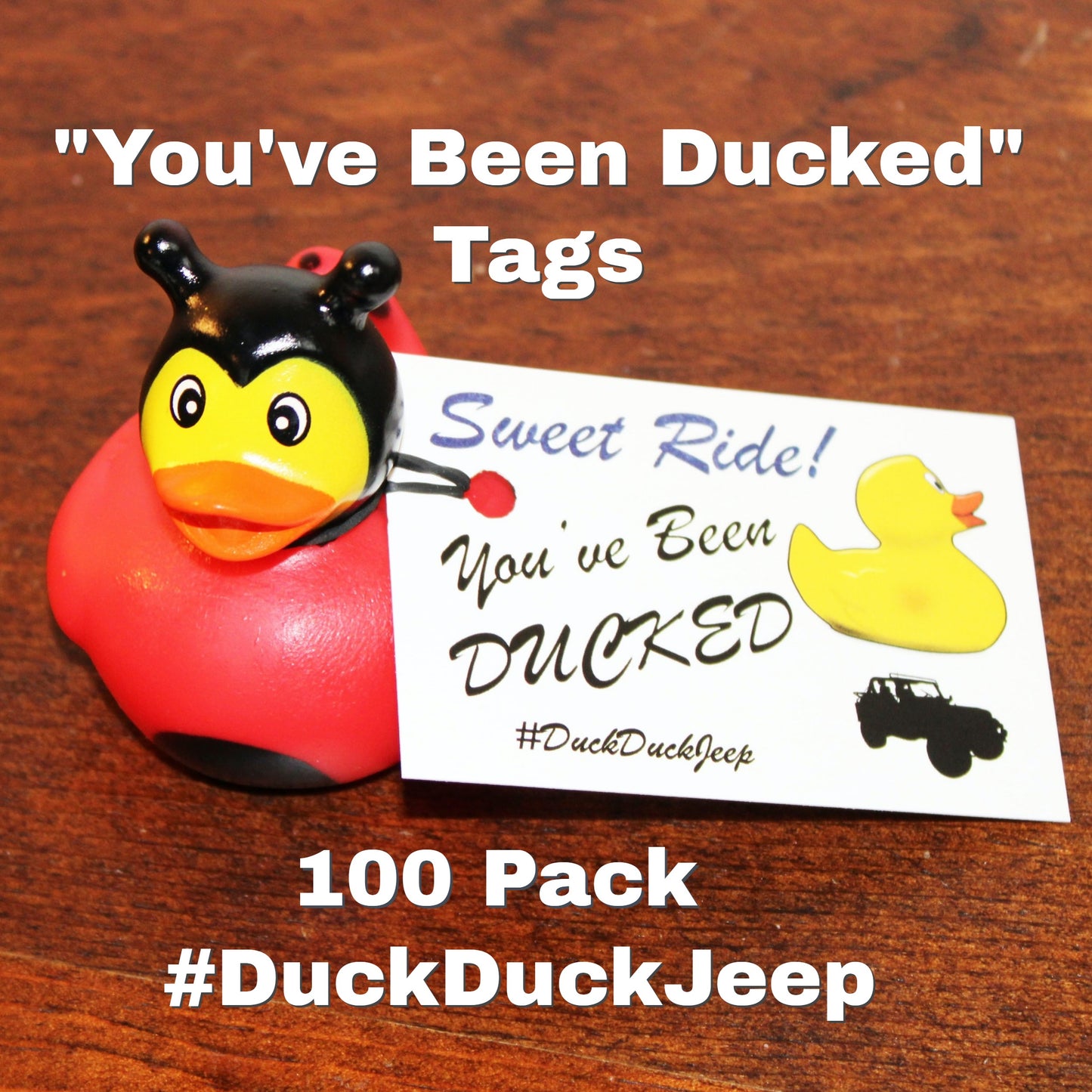 Classic Rectangle Tags (100 Pack) for #DuckDuckJeep