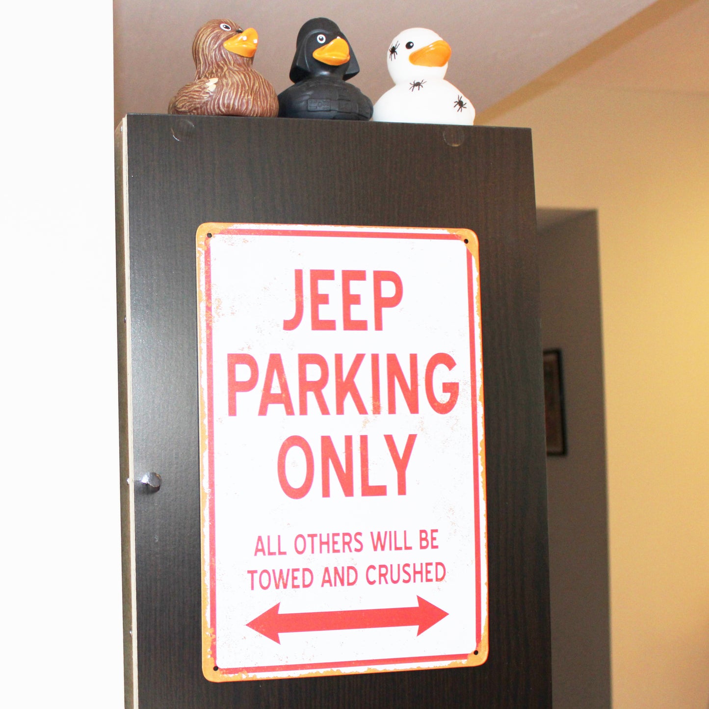 Jeep Parking Only Vintage Sign