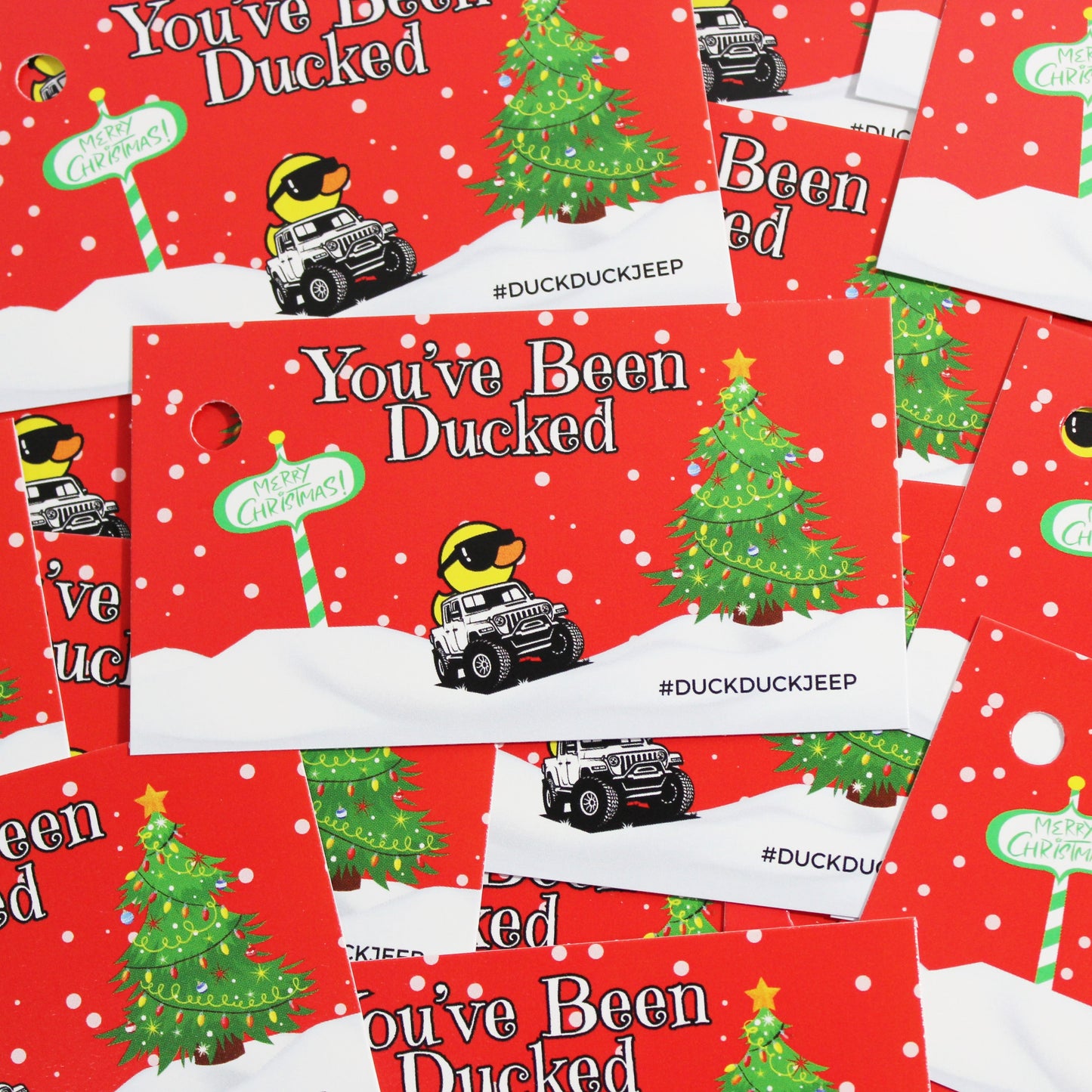 100 Christmas-Themed Tags for Duck Duck Jeep