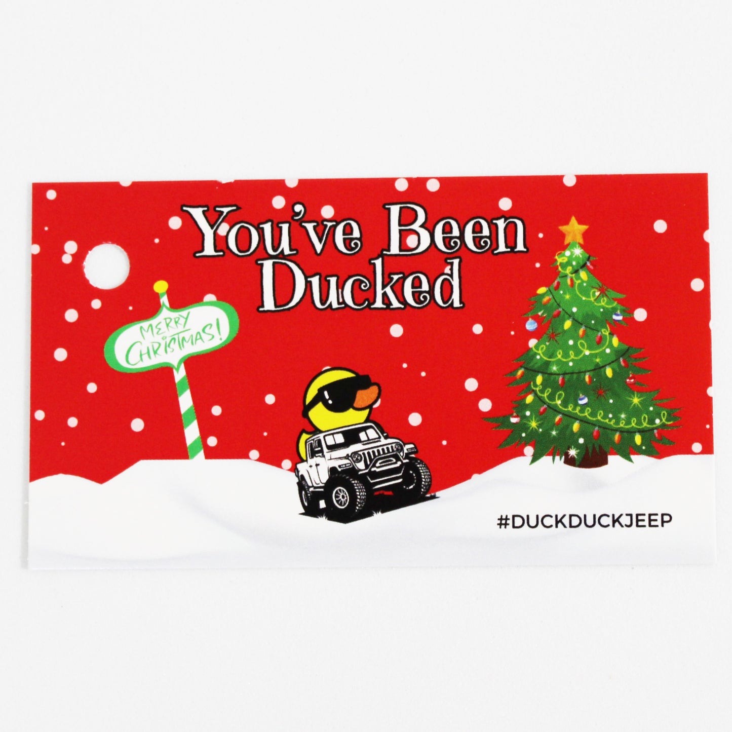 Christmas Duck & Tag Set for Duck Duck Jeep