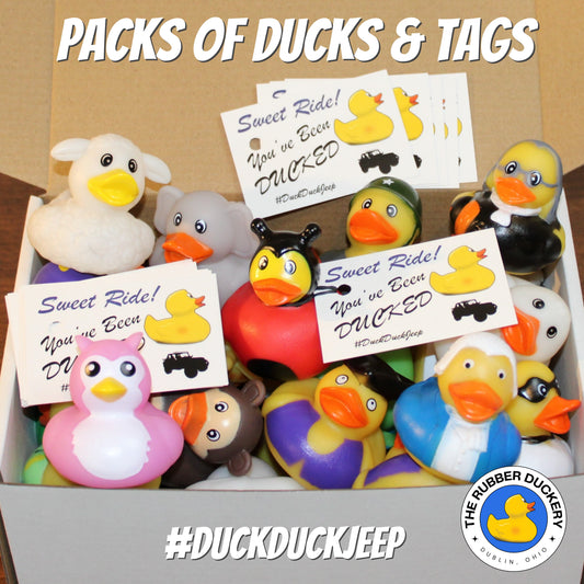 50 Ducks & Tags for #DuckDuckJeep