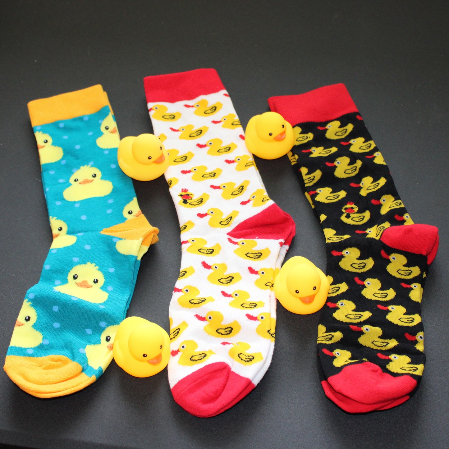 Rubber Duck Sock Set with Bonus Ducks