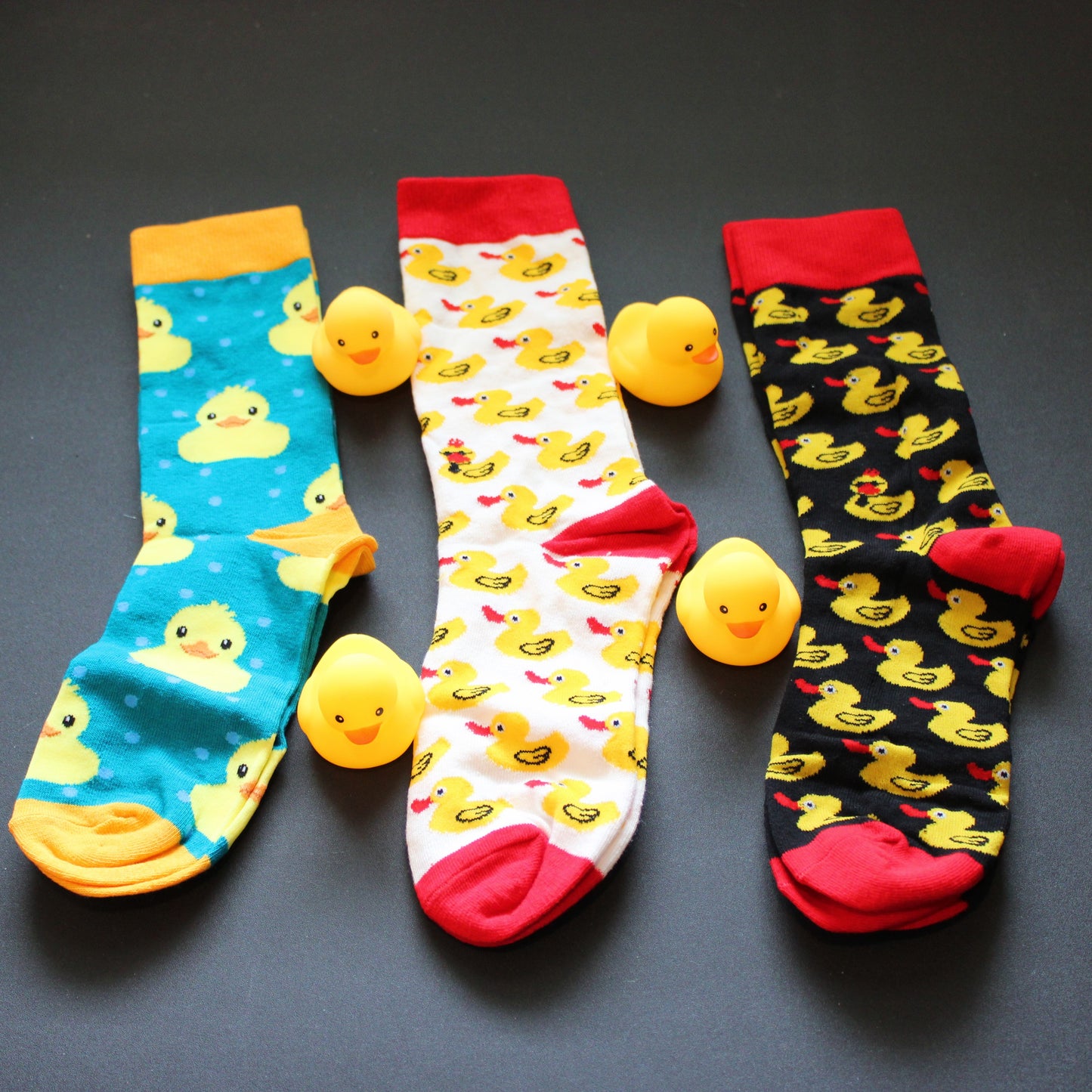 Rubber Duck Sock Set with Bonus Ducks