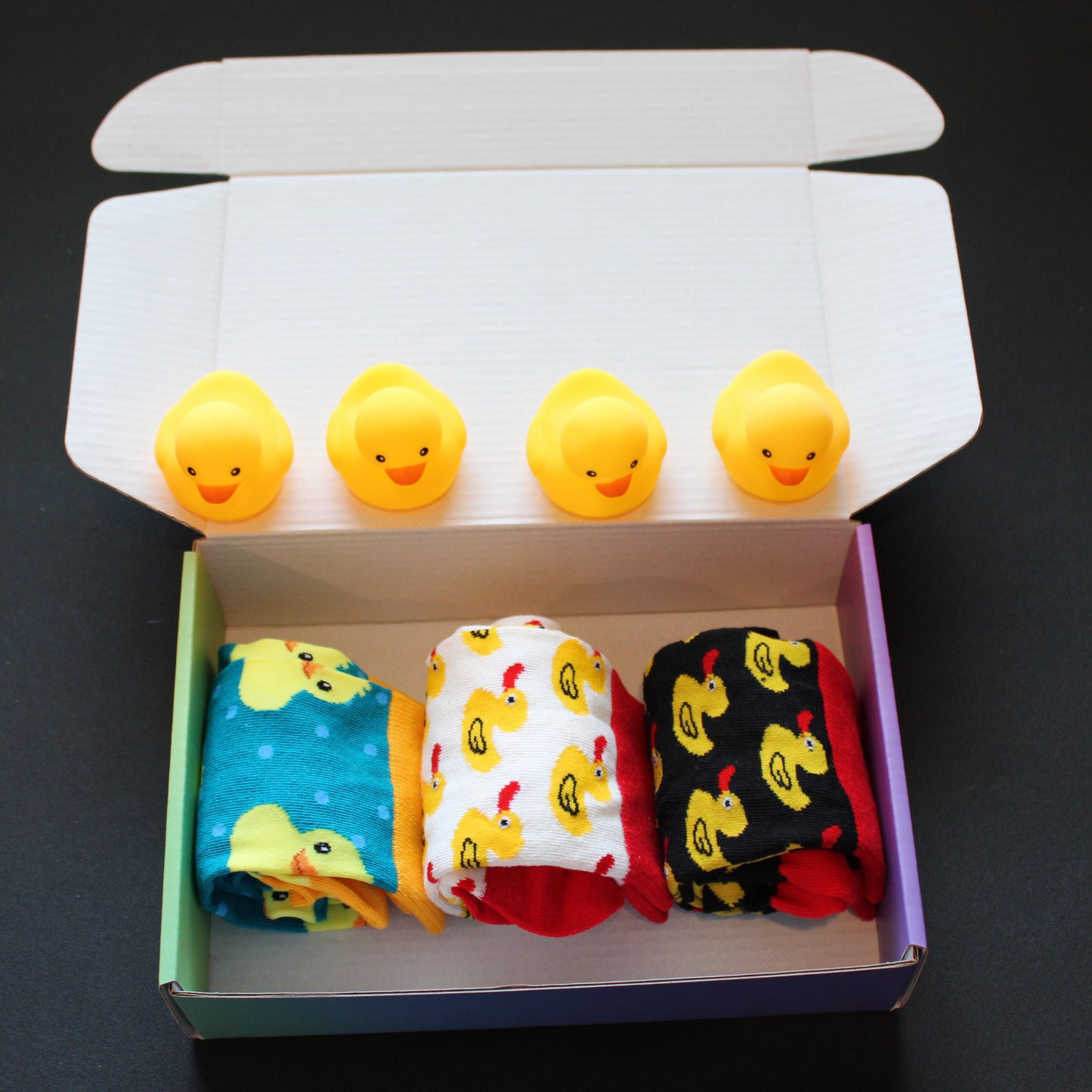 Rubber Duck Sock Set with Bonus Ducks