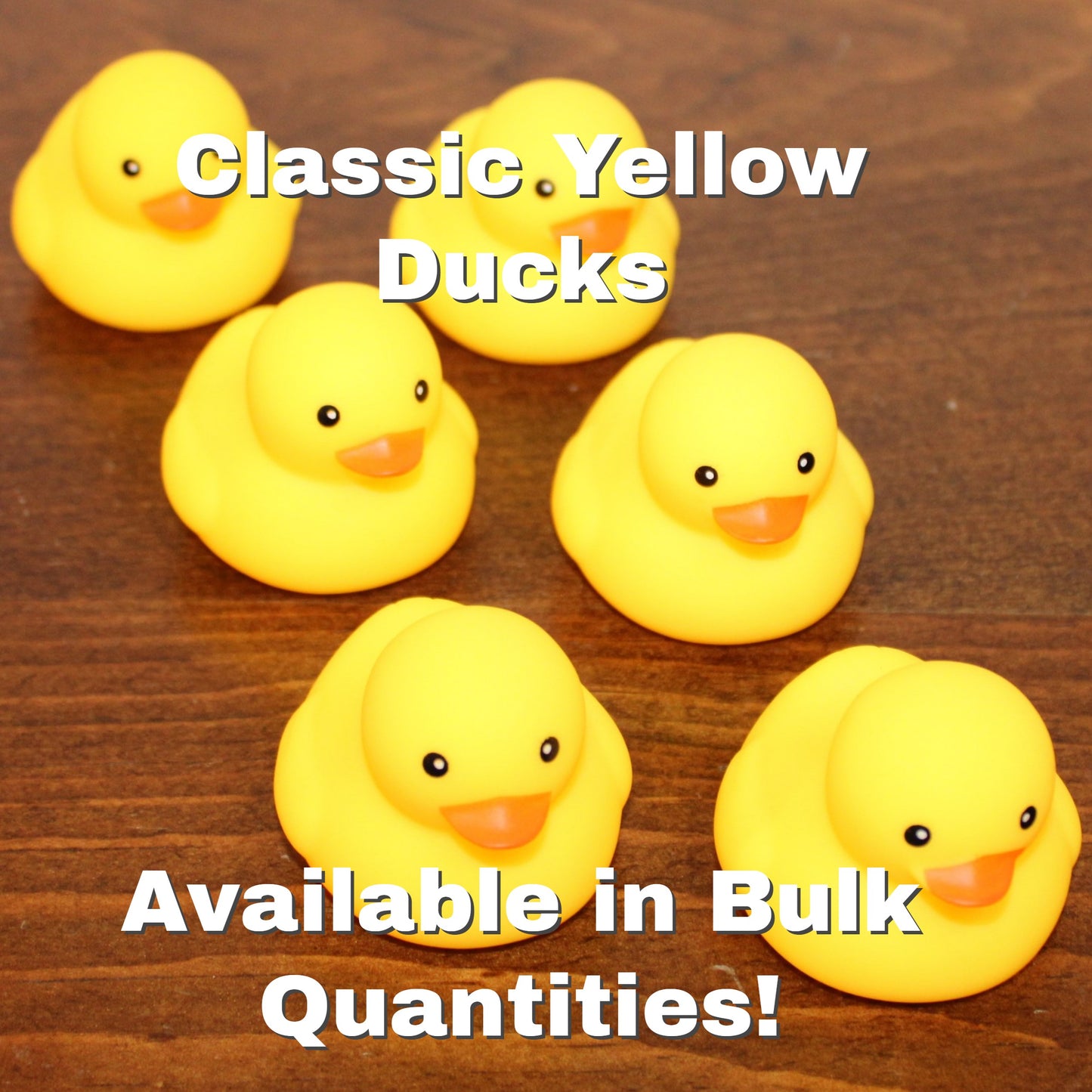 Classic Yellow Rubber Ducks (10 Pack)