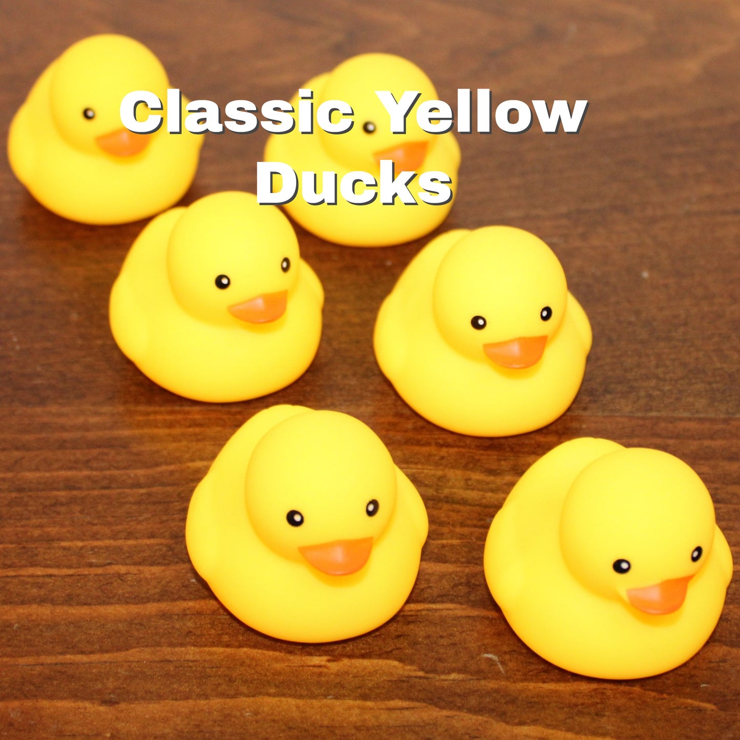 Classic Yellow Rubber Ducks (10 Pack)