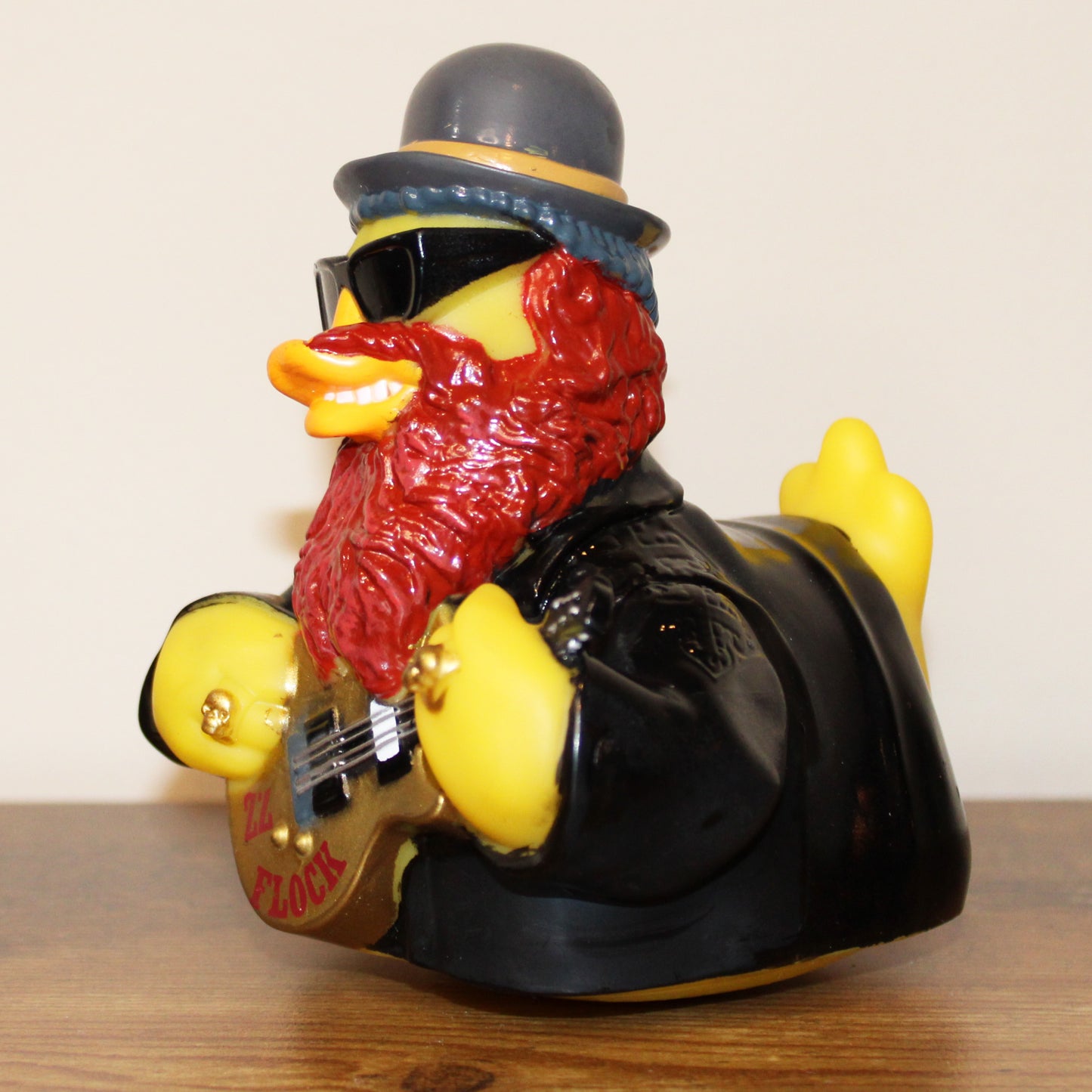 ZZ Flock Rubber Duck - "Sharp-Dressed" Limited Edition by CelebriDucks