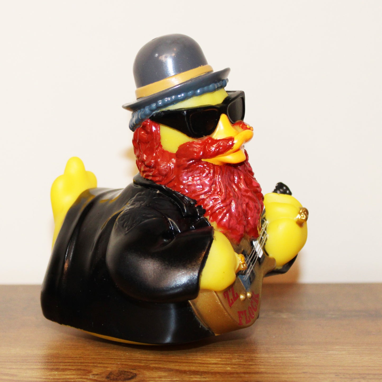 ZZ Flock Rubber Duck - "Sharp-Dressed" Limited Edition by CelebriDucks