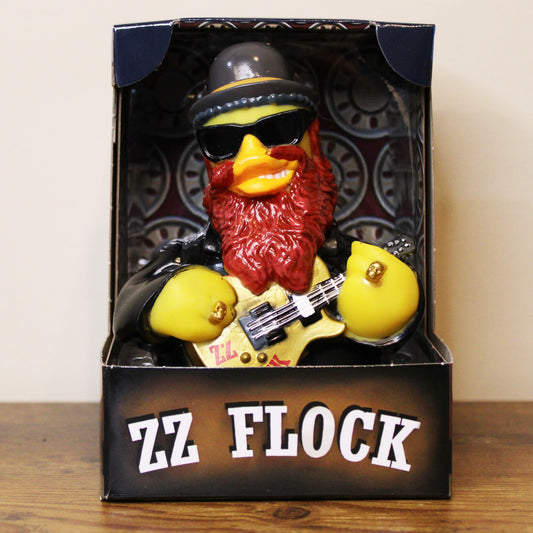 ZZ Flock Rubber Duck - "Sharp-Dressed" Limited Edition by CelebriDucks